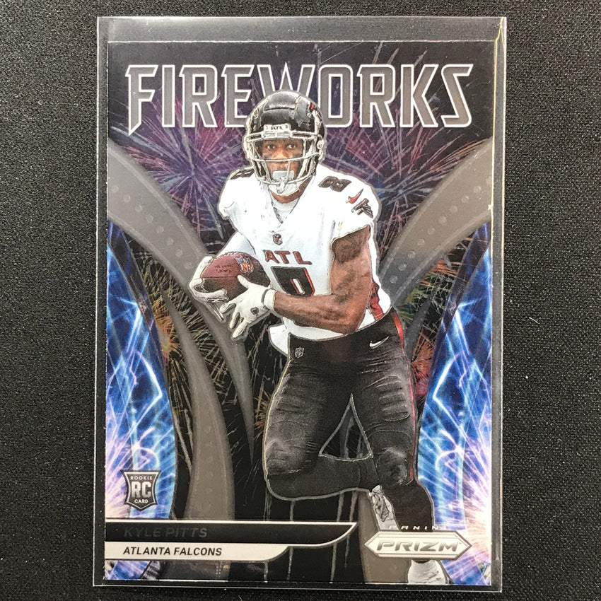 2021 Prizm Kyle Pitts Rookie Fireworks Base No 13