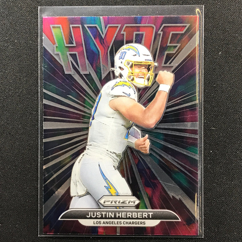 2021 Prizm Justin Herbert Hype Base No 1