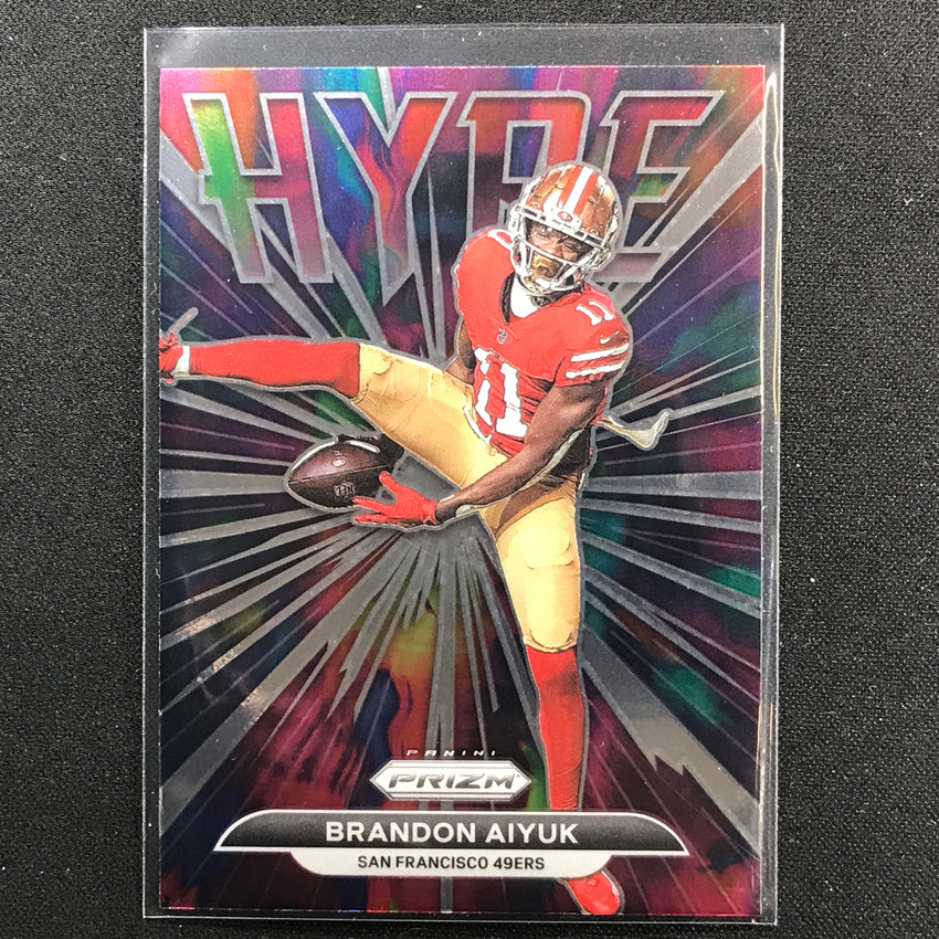2021 Prizm Brandon Aiyuk Hype Base No 8
