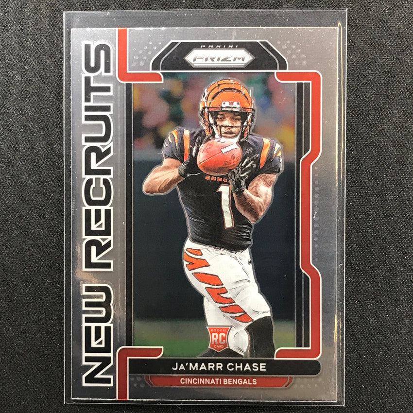 2021 Prizm Jamarr Chase New Recruits Rookie Base No 7