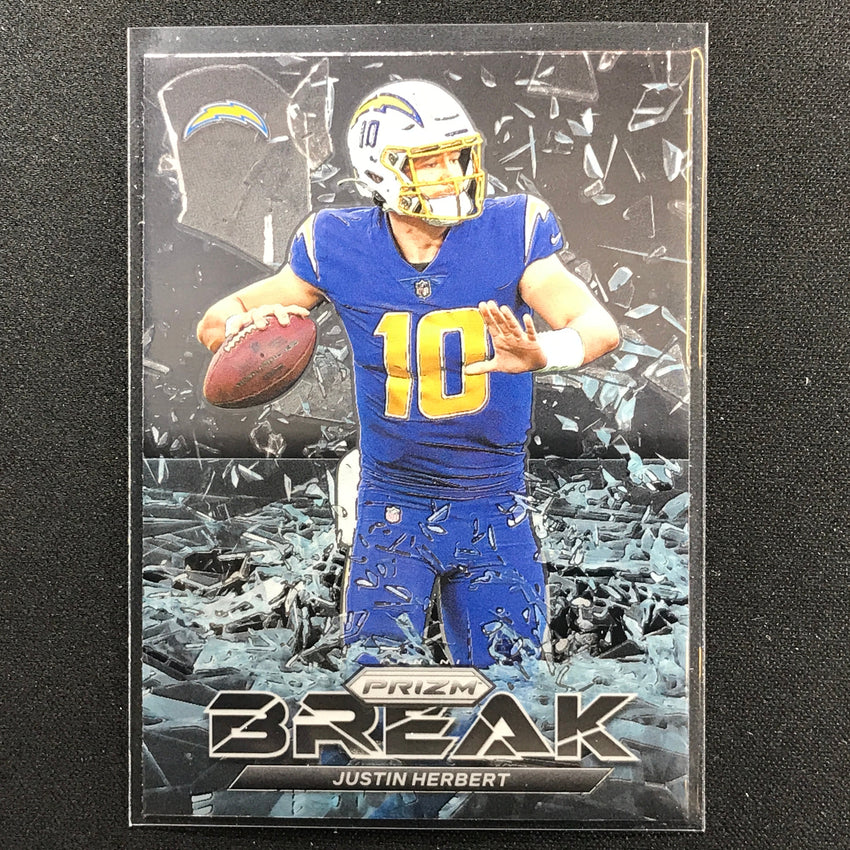 2021 Prizm JUSTIN HERBERT Prizm Break Base #1