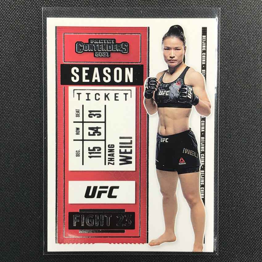 2021 Chronicles ZHANG WEILI Contenders Season Ticket Base #10