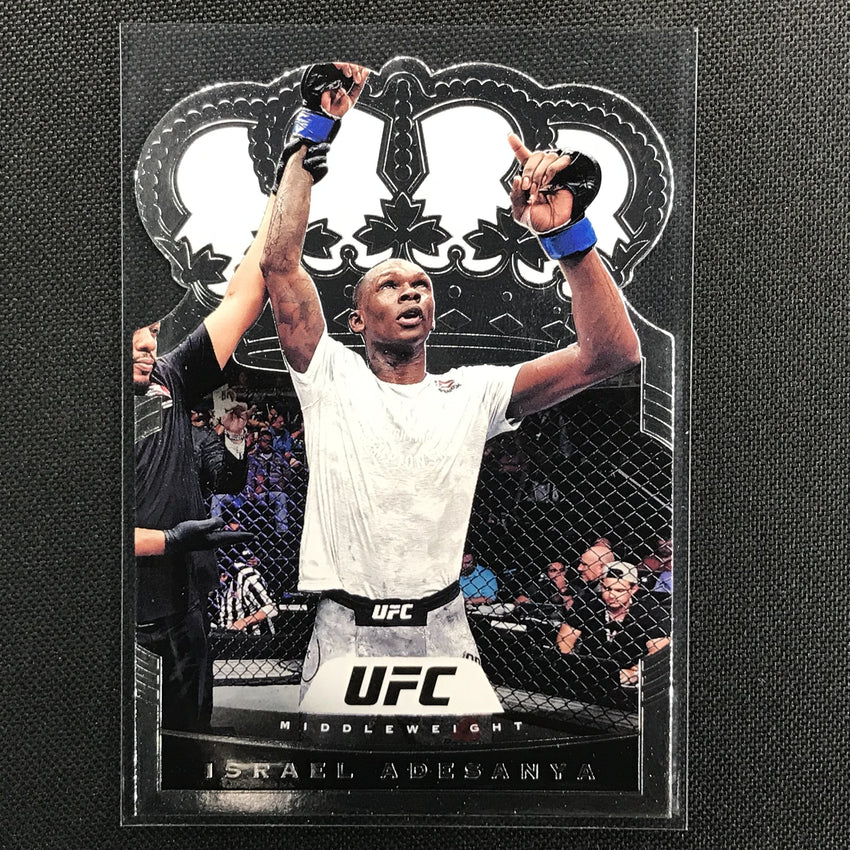 2021 Chronicles ISRAEL ADESANYA Crown Royale Base #12