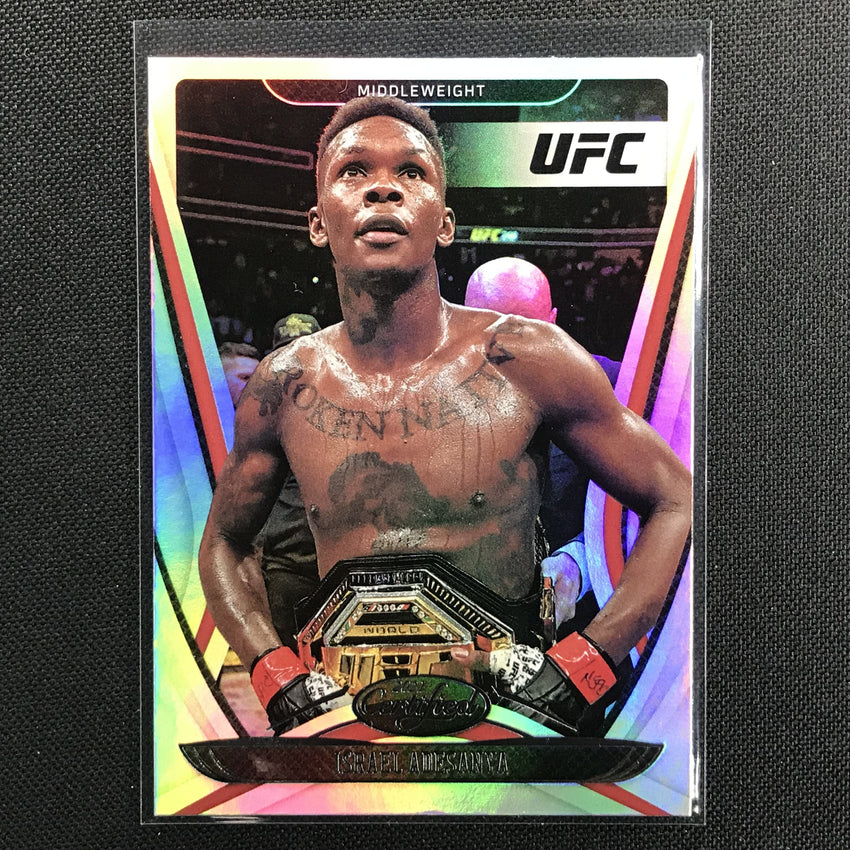 2021 Chronicles ISRAEL ADESANYA Certified Base #137