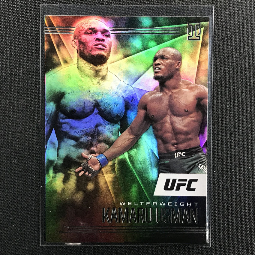 2021 Chronicles KAMARU USMAN Illusions Base #162