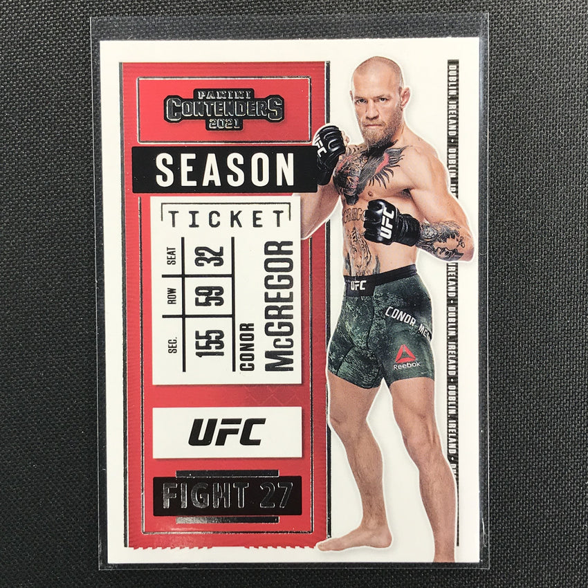 2021 Chronicles Conor Mcgregor Contenders Season Ticket Base No 1