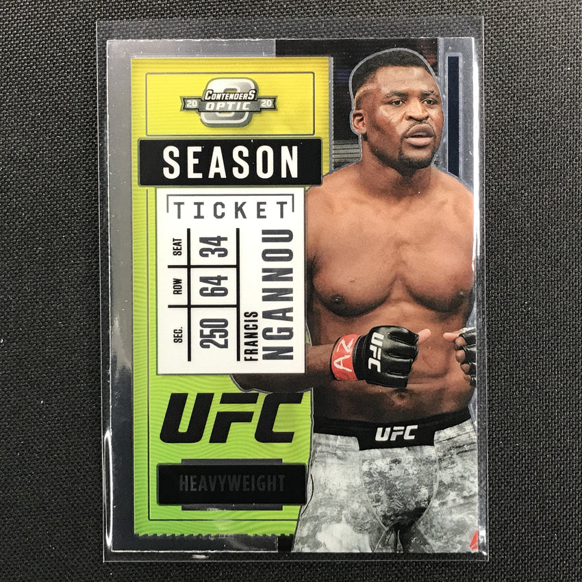 2021 Chronicles Francis Ngannou Contenders Optic Season Ticket Base No 262