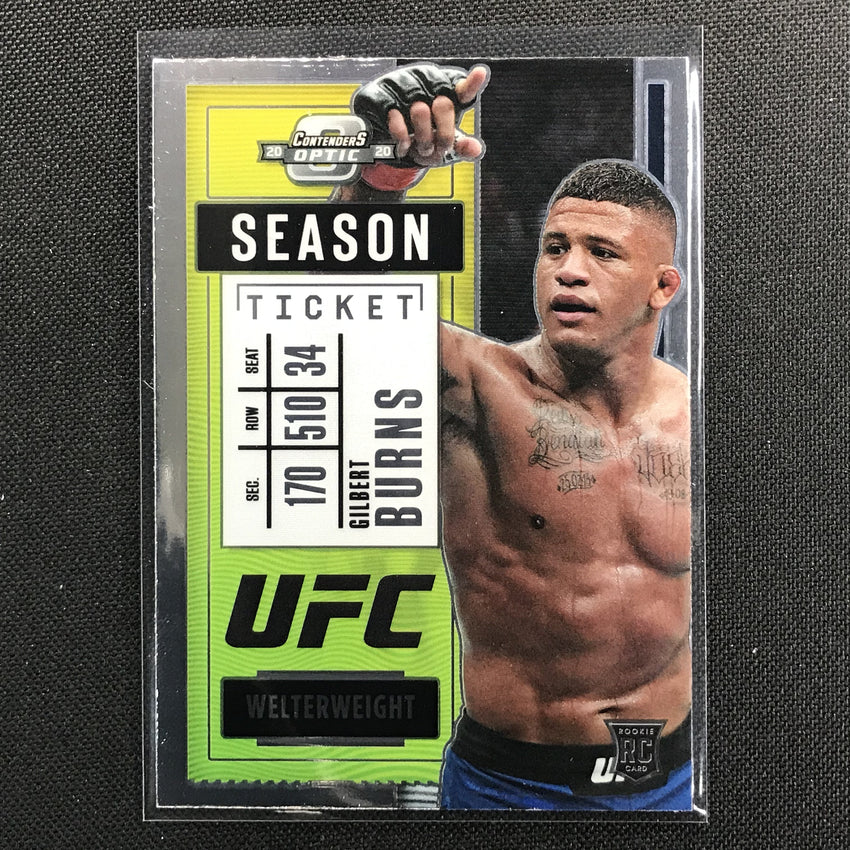 2021 Chronicles GILBERT BURNS Contenders Optic Season Ticket Rookie Base #264