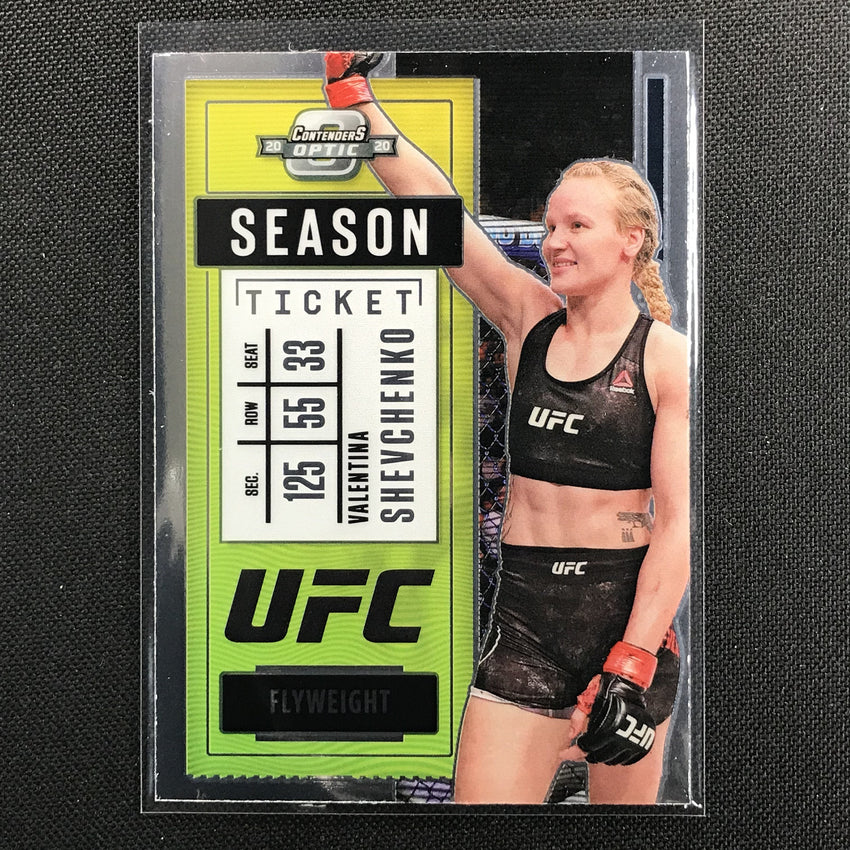 2021 Chronicles VALENTINA SHEVCHENKO Contenders Optic Season Ticket Base #271