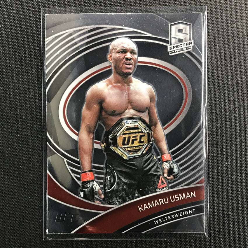 2021 Chronicles KAMARU USMAN Spectra Base #300
