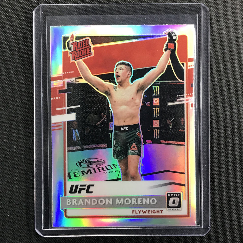 2021 Chronicles Brandon Moreno Donruss Optic Rated Rookie Silver No 206
