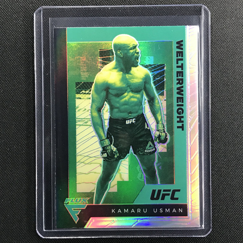2021 Chronicles KAMARU USMAN Flux Silver #258