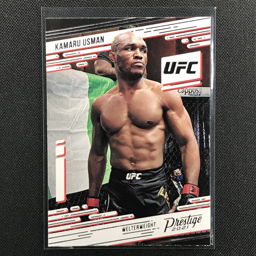 2021 Chronicles KAMARU USMAN Prestige Base #80