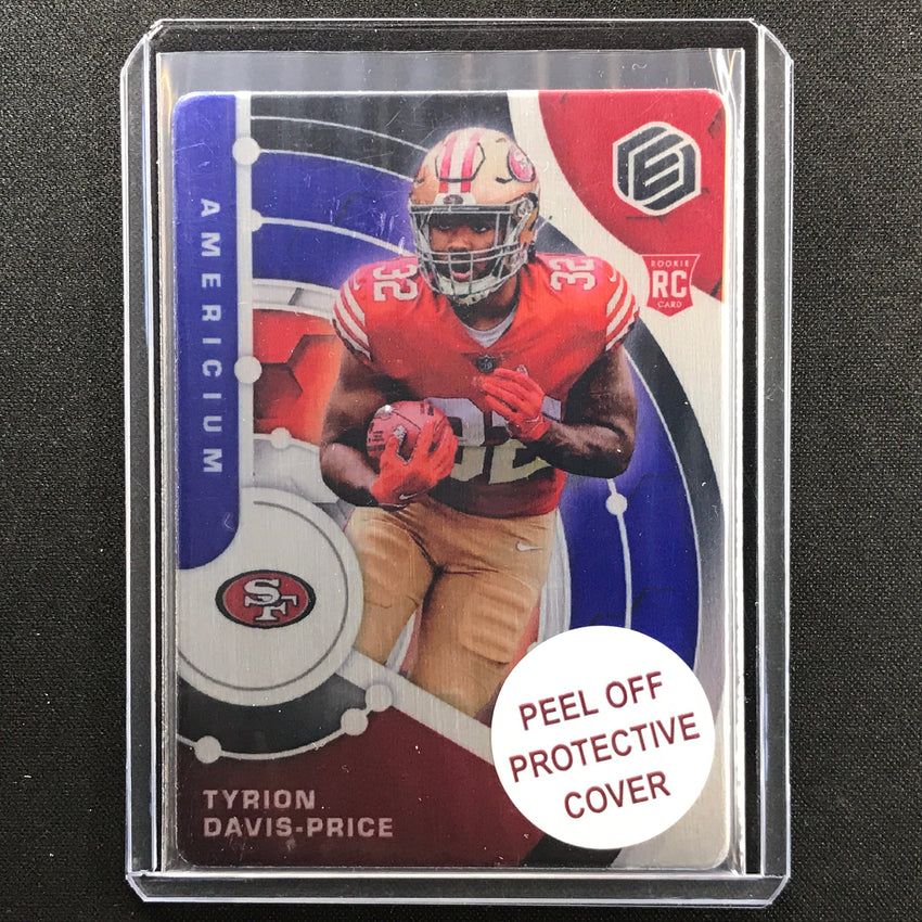 2022 Elements Tyrion Davis-price Rookie Metal Americium 32/95