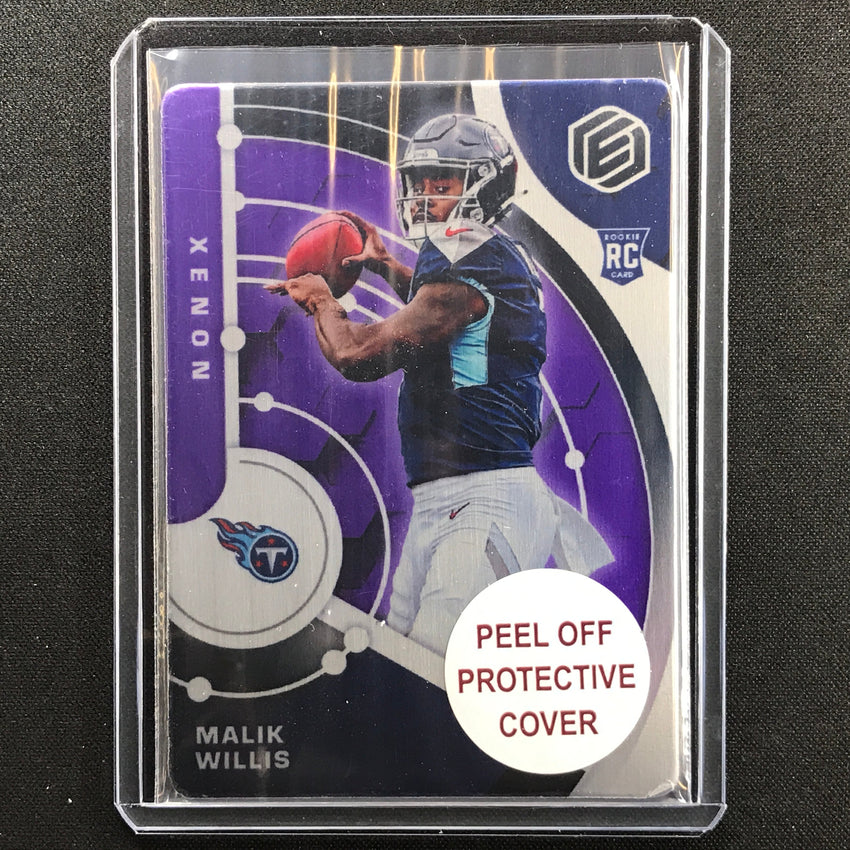 2022 Elements Malik Willis Rookie Metal Xenon 29/54
