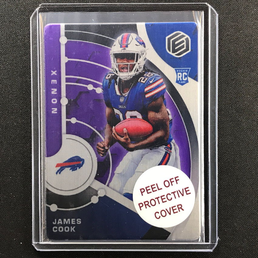 2022 Elements James Cook Rookie Metal Xenon 21/54