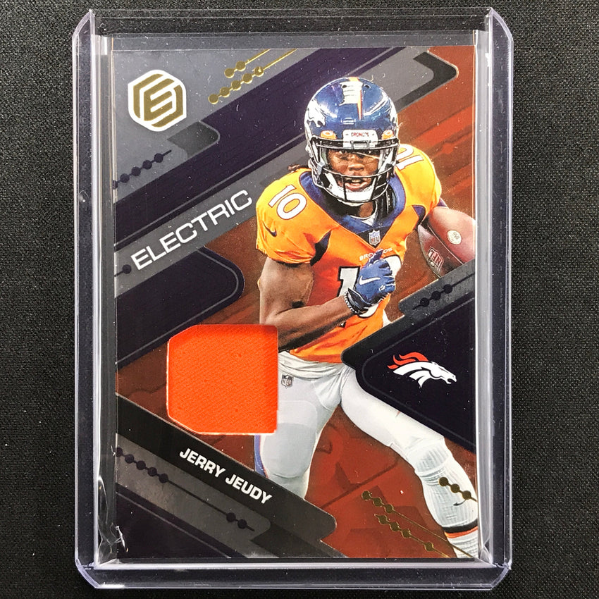 2022 Elements Jerry Jeudy Electric Relic Jersey 37/70