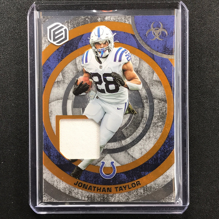 2022 Elements Jonathan Taylor Critical Mass Memorabilia Jersey Orange 8/50