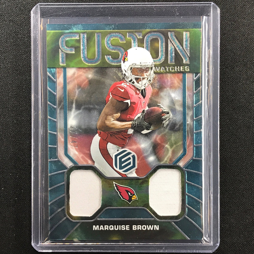 2022 Elements Marquise Brown Fusion Swatches Dual Jersey Blue 27/47