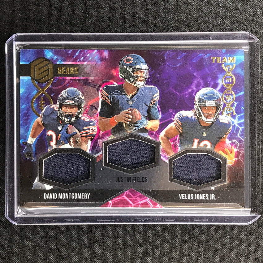 2022 Elements Justin Fields Jones Jr. Montgomery Team Chemistry Jersey 32/75