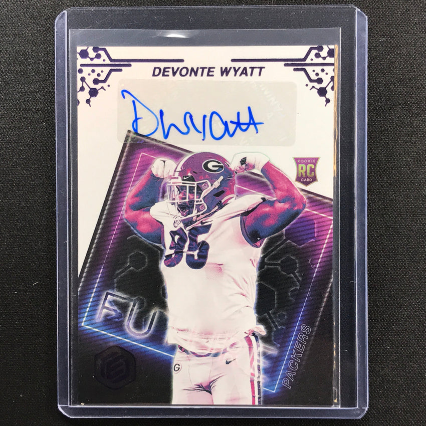 2022 Elements Devonte Wyatt Future Signs Rookie Auto Purple 95/99