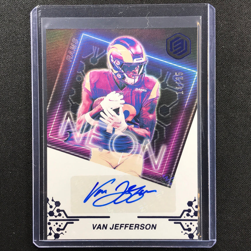 2022 Elements Van Jefferson Neon Signs Auto Blue 14/25