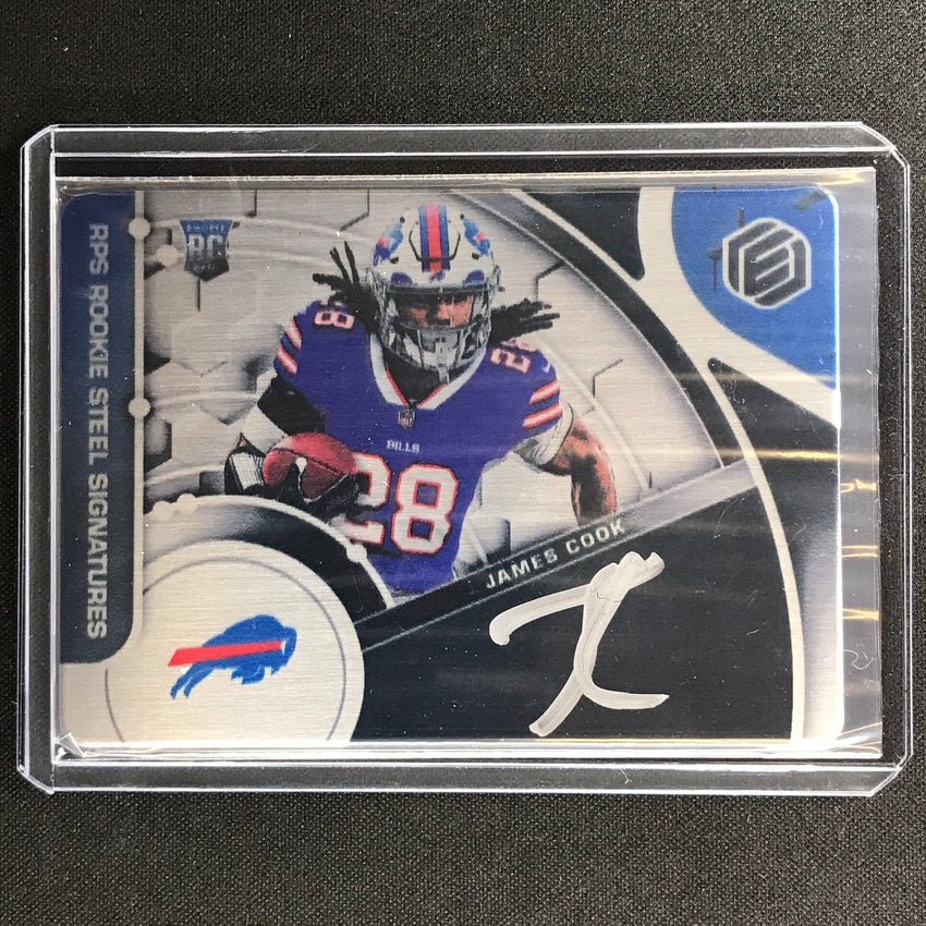 2022 Elements James Cook Rps Rookie Steel Signatures Auto 172/199