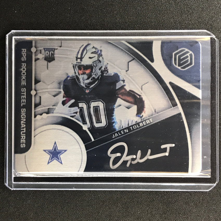 2022 Elements Jalen Tolbert Rps Rookie Steel Signatures Auto 30/199