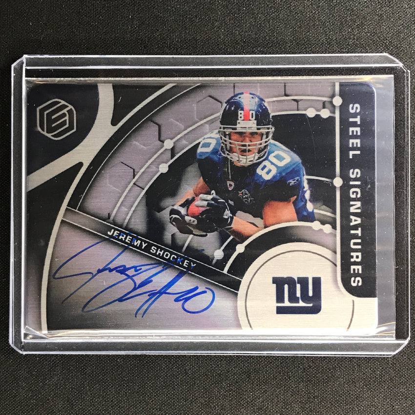 2022 Elements Jeremy Shockey Steel Signatures Auto 41/50