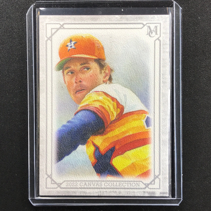 2022 Museum Collection Nolan Ryan Canvas Collection Reprint No 34