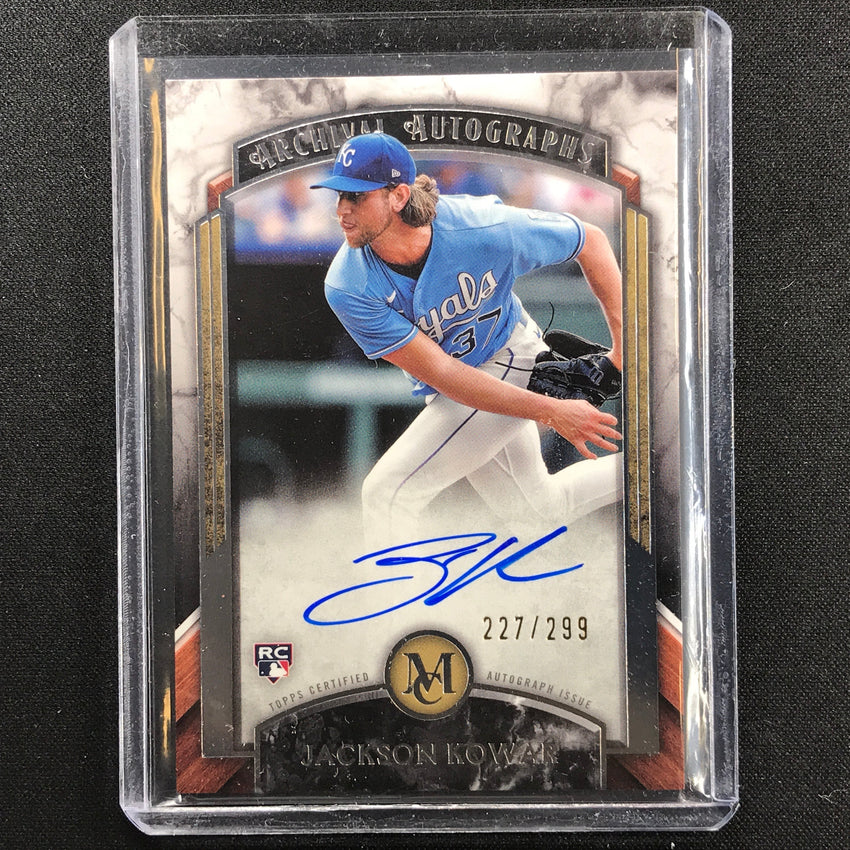 2022 Museum Collection Jackson Kowar Rookie Archival Auto 227/299