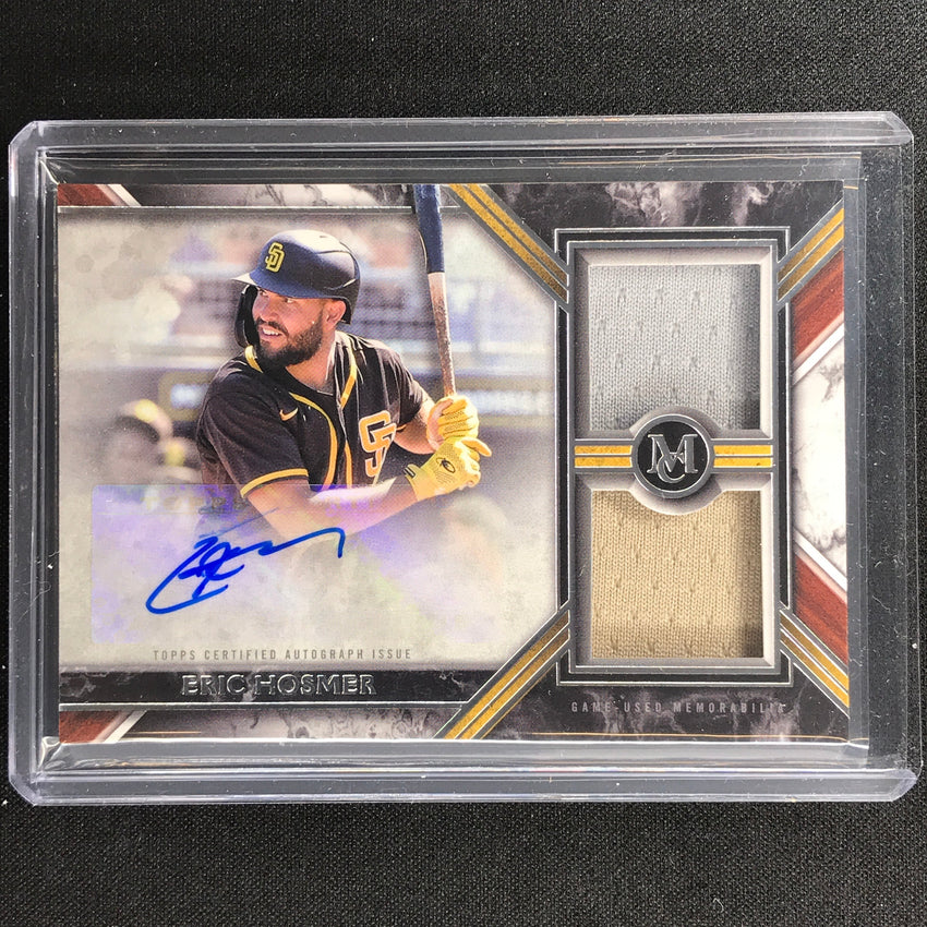 2022 Museum Collection Eric Hosmer Signature Swatch Dual Relic Auto 203/300
