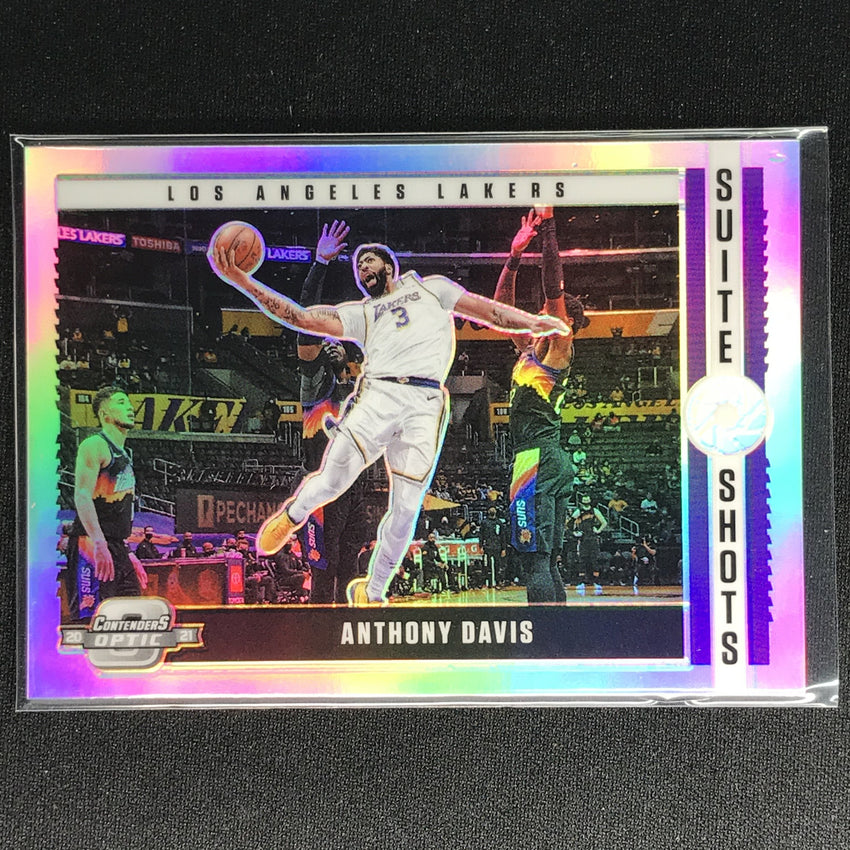 2020-21 Contenders Optic Anthony Davis Suite Shots Silver Prizm No 1