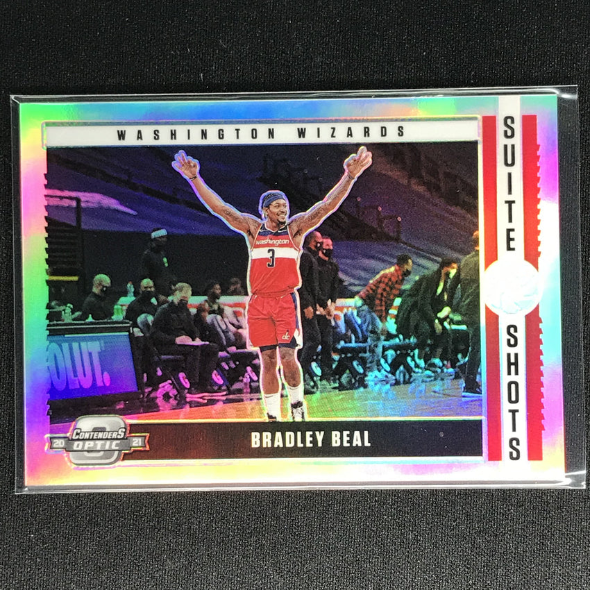2020-21 Contenders Optic BRADLEY BEAL Suite Shots Silver Prizm #3