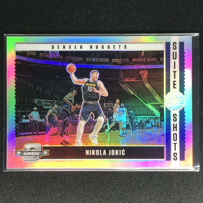 2020-21 Contenders Optic NIKOLA JOKIC Suite Shots Silver Prizm #14