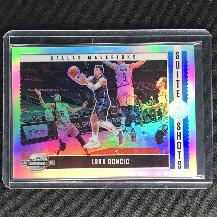 2020-21 Contenders Optic LUKA DONCIC Suite Shots Silver Prizm #21