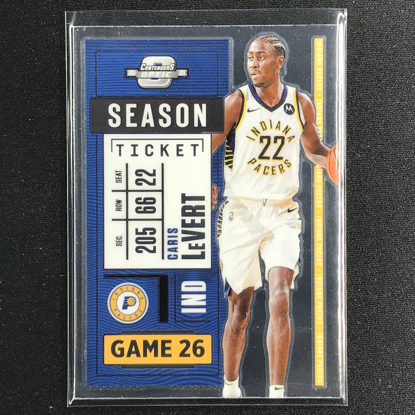 2020-21 Contenders Optic CARIS LEVERT Season Ticket Base #29