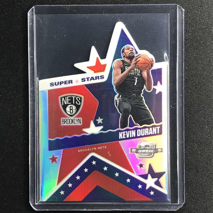 2020-21 Contenders Optic KEVIN DURANT Superstars Die-Cut Silver Prizm #6