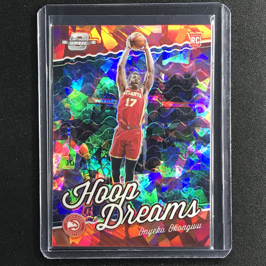 2020-21 Contenders Optic ONYEKA OKONGWU Hoop Dreams Rookie Red Cracked Ice #24