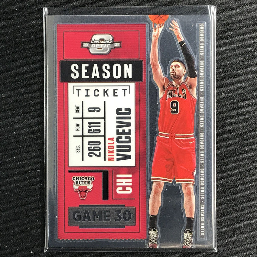 2020-21 Contenders Optic NIKOLA VUCEVIC Season Ticket Base #31