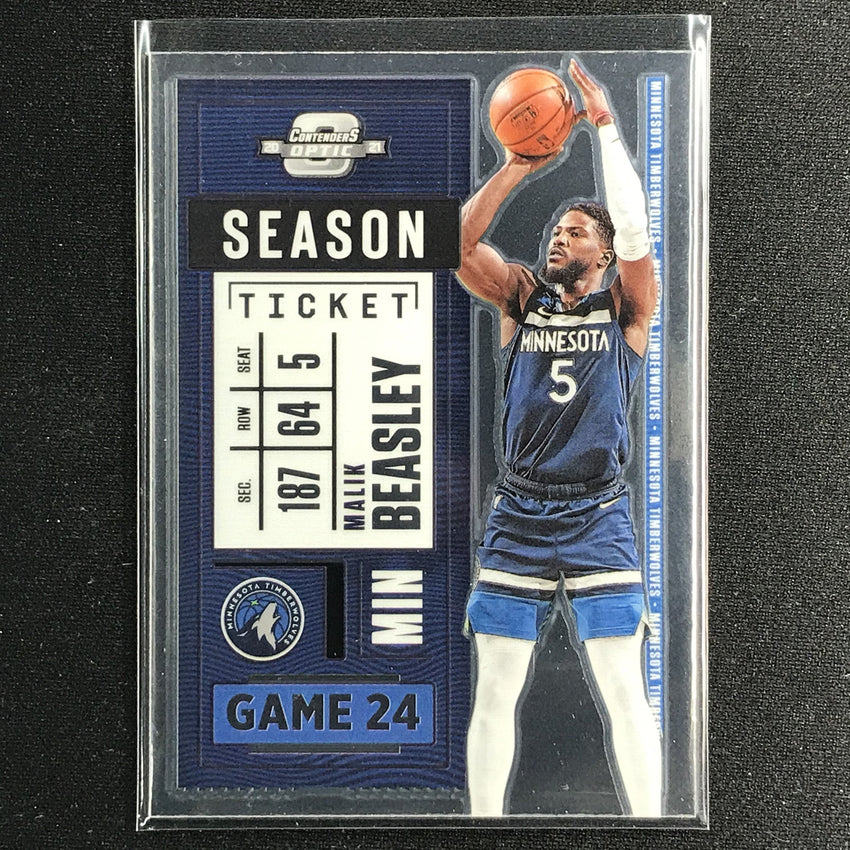 2020-21 Contenders Optic MALIK BEASLEY Season Ticket Base #33