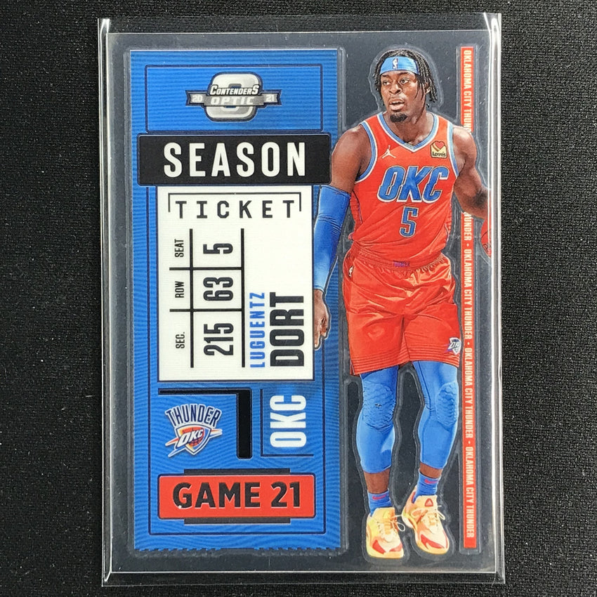 2020-21 Contenders Optic LUGUENTZ DORT Season Ticket Base #39