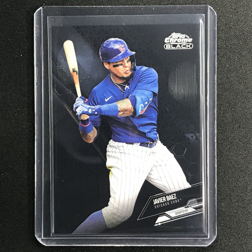 2021 Topps Chrome Black JAVIER BAEZ Base #49