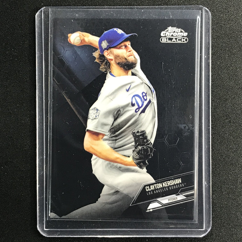 2021 Topps Chrome Black CLAYTON KERSHAW Base #55