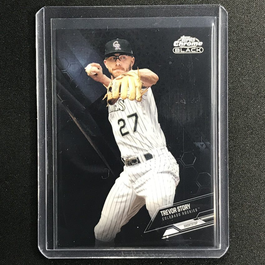 2021 Topps Chrome Black TREVOR STORY Base #65