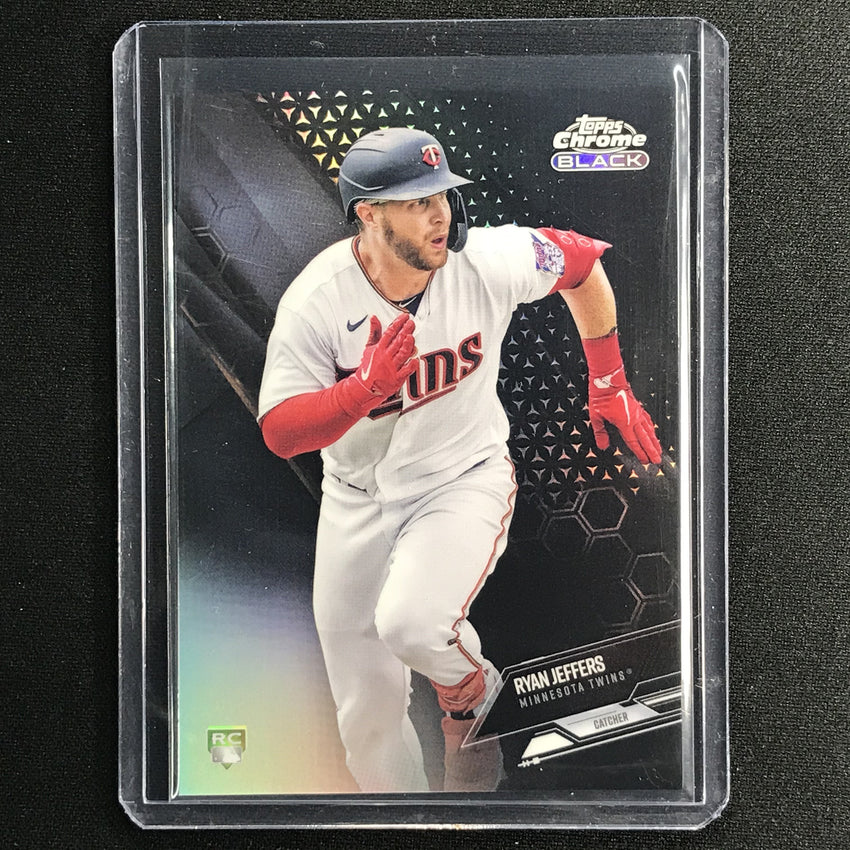 2021 Topps Chrome Black Ryan Jeffers Rookie Refractor 113/199