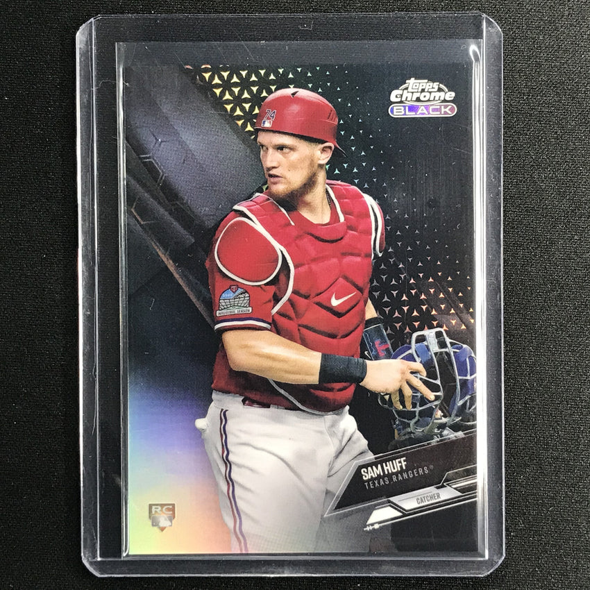 2021 Topps Chrome Black Sam Huff Rookie Refractor 15/199