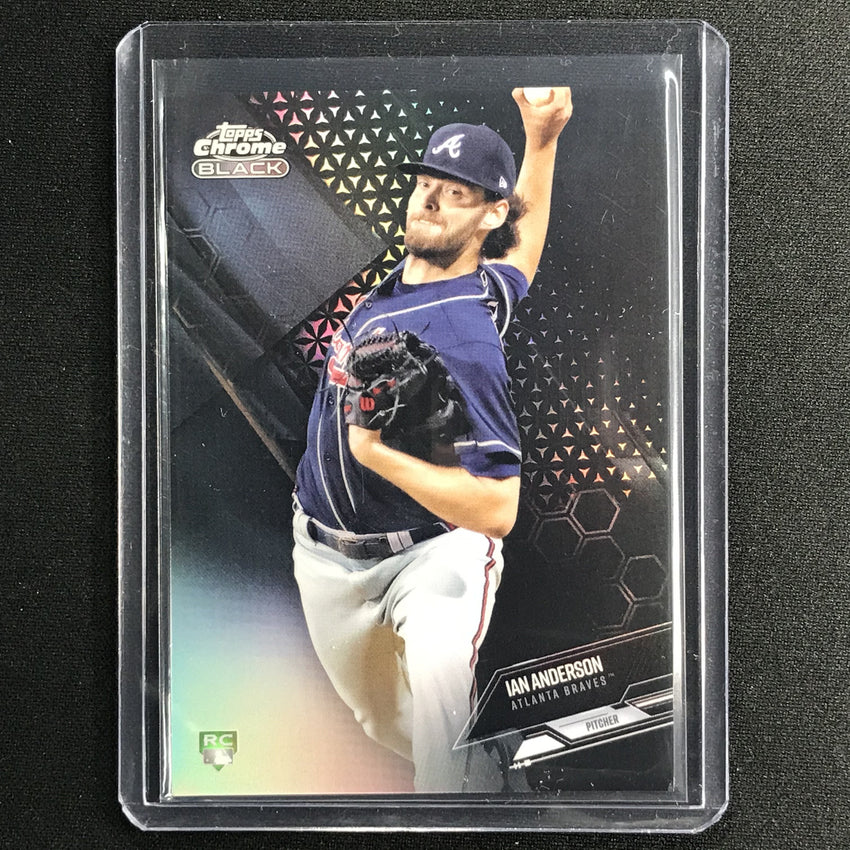 2021 Topps Chrome Black Ian Anderson Rookie Refractor 186/199