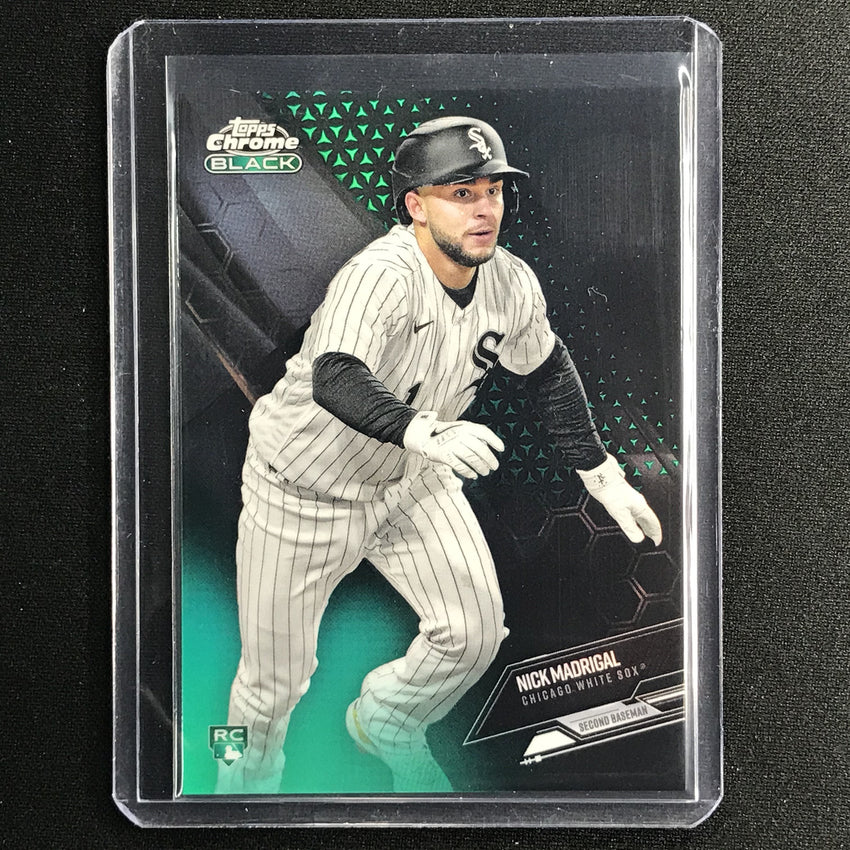 2021 Topps Chrome Black Nick Madrigal Rookie Green Refractor 92/99