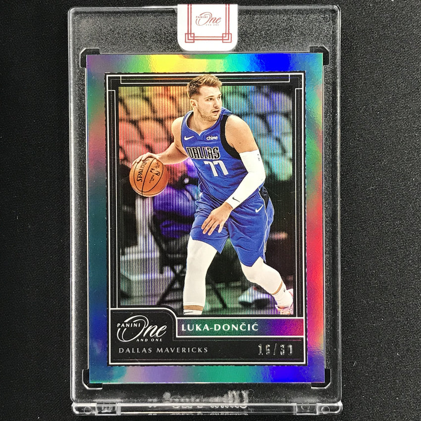 2020-21 One And One Luka Doncic Base Blue 16/30